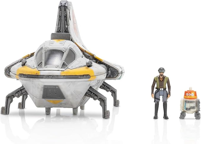 STAR WARS Micro Galaxy Squadron Phantom II - 5-Inch Vehicle with Two 1-Inch Micro Figure Accessories