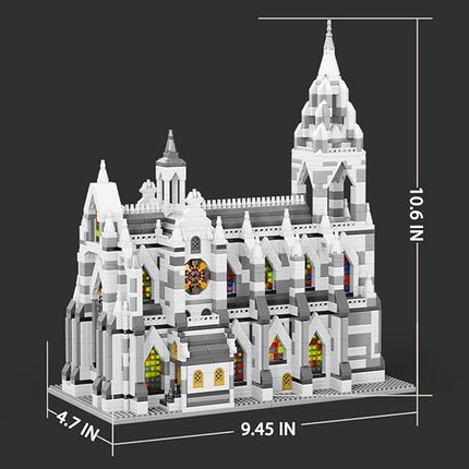 Micro Mini Cologne Cathedral Building Block Toy Set, Famous Architecture Building Blocks, 3598 PCS, Gifts for Kids and Adults