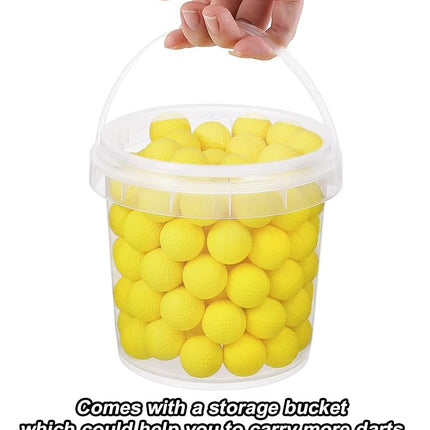 100 Rounds Refill Balls Ammo Compatible with Nerf Rival Gun, TiopLior Foam Bullet Ball Replacement Refill Pack Fit for Rival(HIR, High-Impact Rounds)