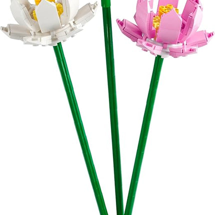 LEGO Lotus Flower - Building Toy for Kids, Girls & Boys, Ages 8+ - Artificial Lotus Flowers for Home Decor & Display - Creative Gift Idea for Her & Him - 40647