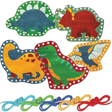 Stephen Joseph Lacing Cards, Dino