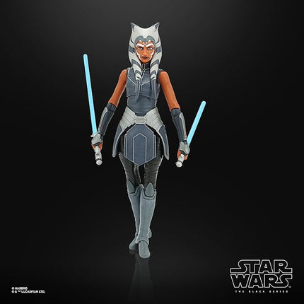 STAR WARS The Black Series Ahsoka Tano Toy 6-Inch-Scale The Clone Wars Collectible Action Figure, Toys for Kids Ages 4 and Up