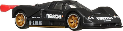 Hot Wheels Premium Car Culture Collectible Toy Car, 1:64 Scale Die-Cast Mazda 787B, Hammer Drop Vehicle with Real Riders Tires