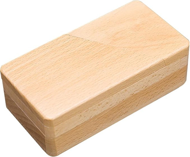 Impossible Puzzle Box Secret Money Box Mini 3D Brain Teaser Toy Cash Card Boxes Surprise Wooden Magic Box