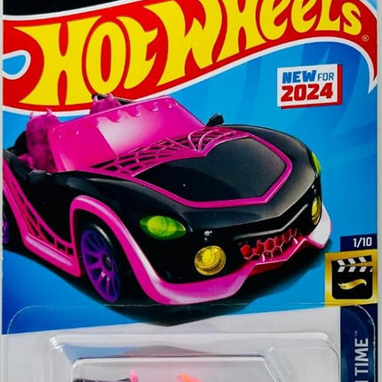 Hot Wheels Monster High Ghoul Mobile (Black), 1:64 Scale, HW Screen Time 1/10