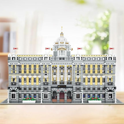 MISINI 33205 Luxurious Shanghai Bank Building Blocks Set, 10423 Pieces MOC Modular Building Bricks House Model, Creative Landmark Buildings Gift for Adult