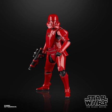 STAR WARS The Black Series Sith Jet Trooper Toy 6-inch Scale The Rise of Skywalker Collectible Action Figure, Kids Ages 4 and Up, Red