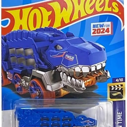 Hot Wheels Ultimate T-Rex Transporter (Blue), HW Screen Time 4/10