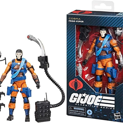G.I. Joe Classified Series #153, Frag-Viper, Collectible 6 Inch Action Figure with 10 Accessories