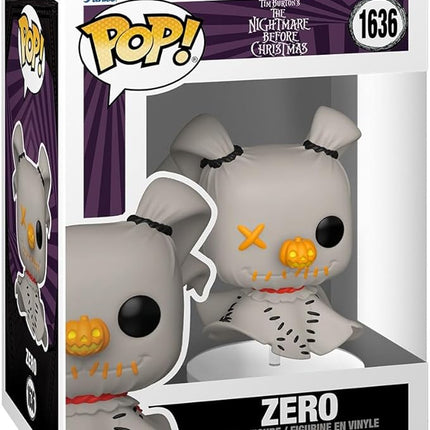 Funko Pop! Disney: Patchwork - Zero - The Nightmare Before Christmas - Collectable Vinyl Figure - Gift Idea - Official Merchandise - Toys for Kids & Adults - Disney Fans - for Collectors and Display