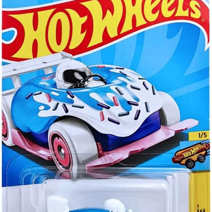 Hot Wheels Donut Drifter, 1/5, White/Blue/Pink, Fast Foodie