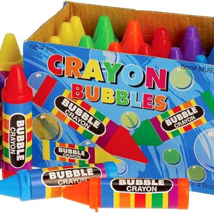 Crayon Bubbles, 24 Count