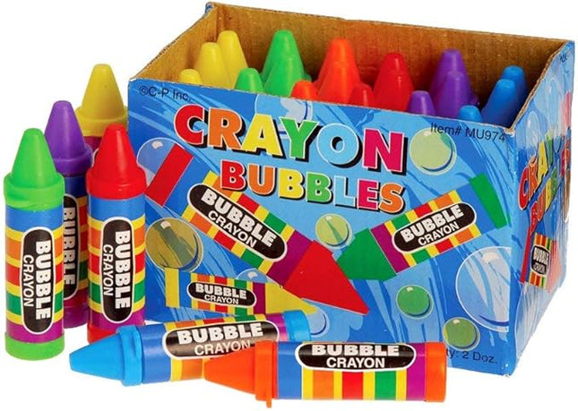Crayon Bubbles, 24 Count