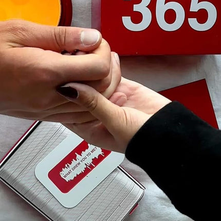 WE’RE NOT Really Strangers 365 Card Game – Daily Conversation Cards for Couples – Gift for Partners, Fun & Meaningful Scratch-Off Relationship & Marriage Activities & Questions, Ages 18+, 2 Players