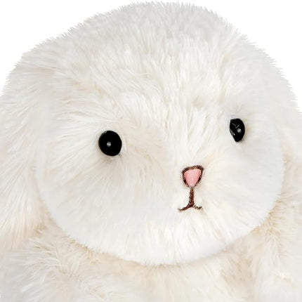 Bunny Stuffed Animal, Microwavable Heating pad for Anxiety Relief, Rabbit Plush for Bedtime, Cuddle, Companion, Warmer plushies, Stress Relief Packages for Women & Girls, Unscented, 8inch, 1.3 lbs