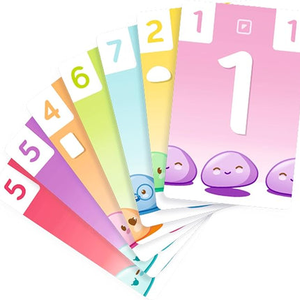 Asmodee Happy Mochi Card Game (Eco-Blister) - Fast-Paced Strategy Game for Kids & Families with Colorful Effects & Cute Mochi Characters, Ages 8+, 2-6 Players, 20 Minute Playtime