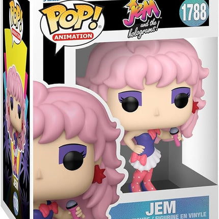 Funko Pop! Animation: Jem and The Holograms - Jem - Collectable Vinyl Figure - Gift Idea - Official Merchandise - Toys for Kids & Adults - Cartoon/Animation Fans