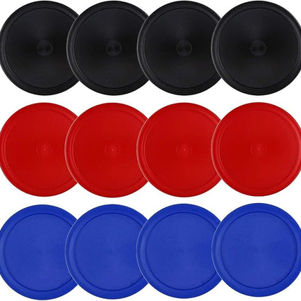 12 Pack 2.5 Inch Air Hockey Pucks for Small Size Table