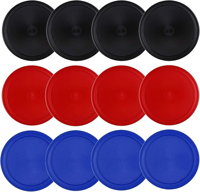 12 Pack 2.5 Inch Air Hockey Pucks for Small Size Table