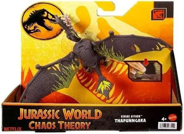 Jurassic World Thapunngaka Shawi Attack Bite Toy Dinosaur for Kids Ages 4 and Up