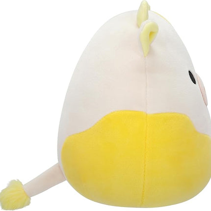 Squishmallows Original Plush 19 cm - Bodie the Cow Yellow and White - Official Jazwares Plush Toy