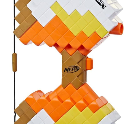 Nerf Minecraft Sabrewing Motorized Blaster Bow, 8 Elite Darts, 8-Dart Clip, Electric Full Auto Toy Foam Blasters, Minecraft Toys for 8 Year Old Boys and Girls and Up