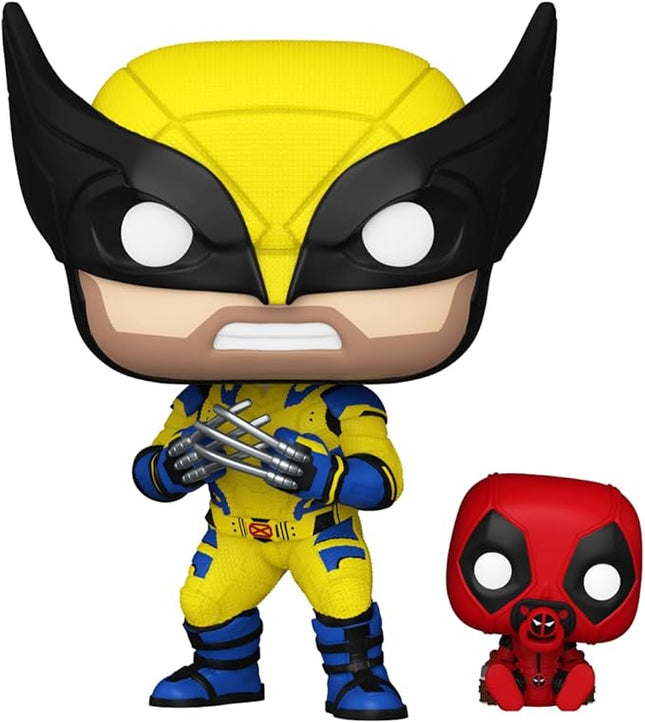 Funko POP! & Buddy: Deadpool & Wolverine - Wolverine with Babypool - Collectable Vinyl Figure - Gift Idea - Official Merchandise - for Kids & Adults - Movies Fans - Model Figure for Collectors