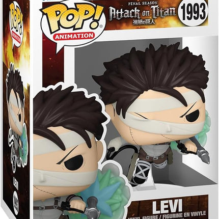 Funko Pop! Animation: Attack on Titan - Levi - Collectable Vinyl Figure - Gift Idea - Official Merchandise - Toys for Kids & Adults - Anime Fans - Model Figure for Collectors and Display