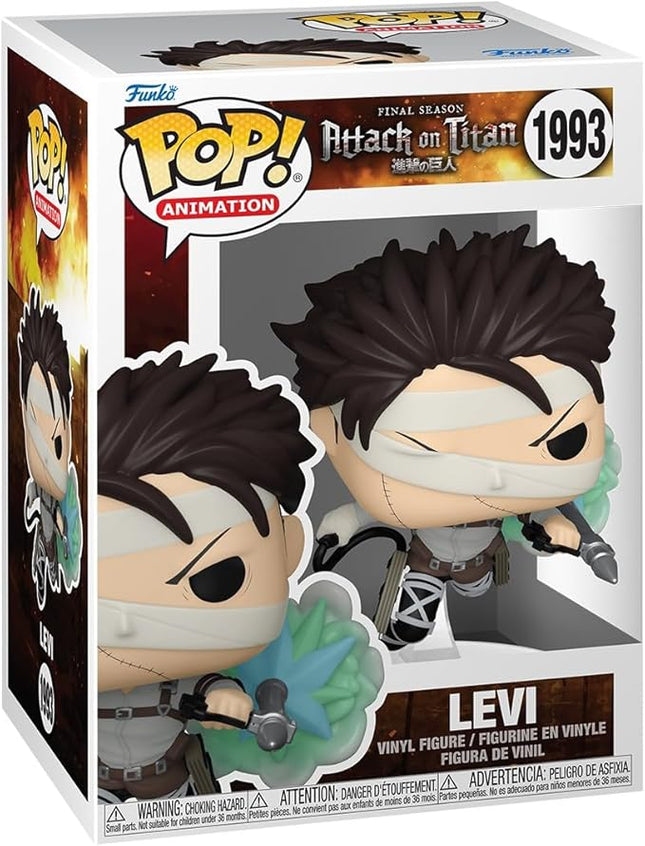 Funko Pop! Animation: Attack on Titan - Levi - Collectable Vinyl Figure - Gift Idea - Official Merchandise - Toys for Kids & Adults - Anime Fans - Model Figure for Collectors and Display