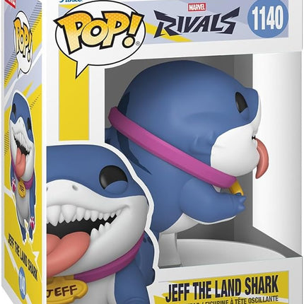 Funko Pop! Games: Marvel Rivals - Jeff The Land Shark - Collectable Vinyl Figure - Gift Idea - Official Merchandise - Toys for Kids & Adults - Video Games Fans