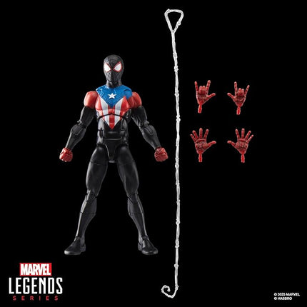 Marvel Legends Series Gamerverse Miles Morales Boricua Suit, Spider-Man 2 Video Game-Inspired Collectible 6 Inch Action Figure