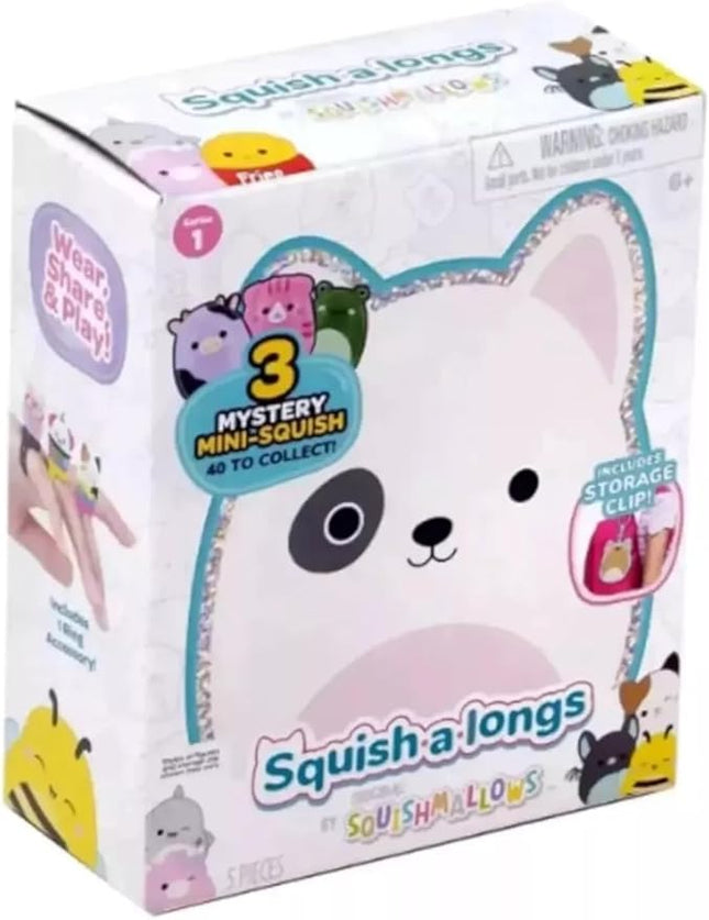 Squish-a-longs Clip-A-Longs by Squishmallows -Series 1 Mystery (1 Pack Chosen at Random)