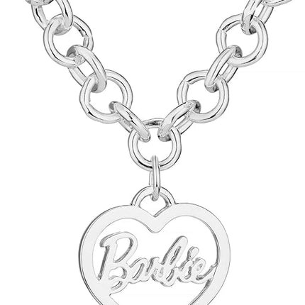 Barbie Round Link Heart Necklace