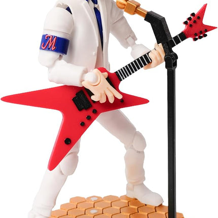 (Assembly Completed T13 Action Figure, 8.1 inches, Strong Magnetic Accessories, 3D Printed Robot Multi-Jointed Movable, Desktop Decorations for Game Lovers，POP Dancer (White)