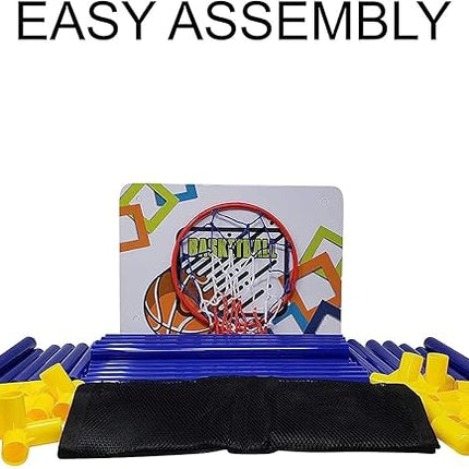 Kids Basketball Hoop Arcade Game, with 4 Balls Air Pump - Indoor Toy Basketball Shooting System - Fun for All Ages - Toys Sports for Boys and Girls