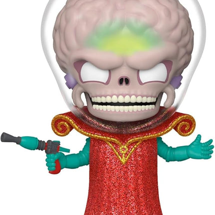 Funko Pop Movies: Mars Attacks - Alien Leader - Martian Ambassador - Mars Attacks Film - Collectable Vinyl Figure - Gift Idea - Official Merchandise - Toys for Kids & Adults - Sci-Fi Fans