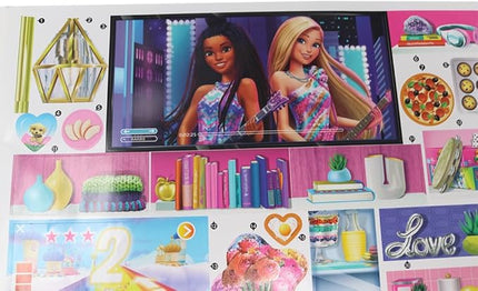 Replacement Parts for Barbie Doll Dreamhouse Doll House Playset HMX10 - Replacement Set of Labels - Stickers