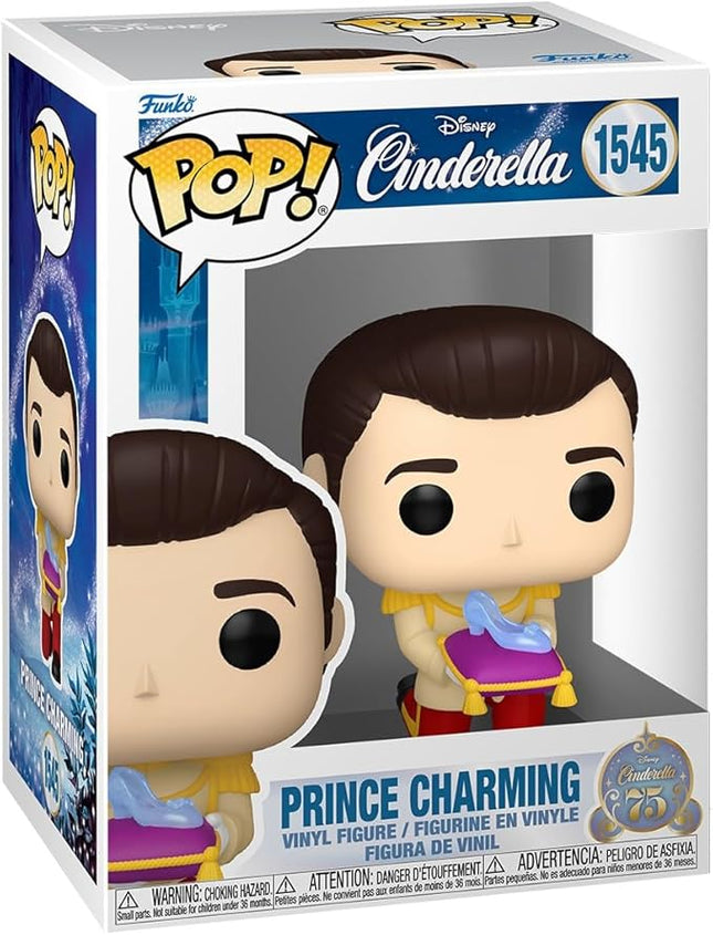 Funko Pop Disney: Cinderella's 75th Anniversary - Prince Charming - Collectable Vinyl Figure - Gift Idea - Official Merchandise - Toys for Kids & Adults - Cartoon/Animation Fans