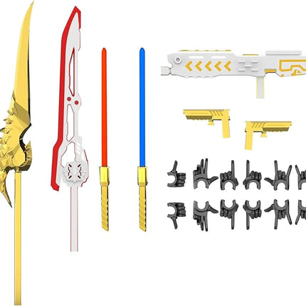 T13 Action Figure (Assembly Completed) Titan 13 Dummy 13 Action Figure Robot 13 Figure 3D Printed Articulated Multi-Jointed Movable Robot Model (Space Warrior)