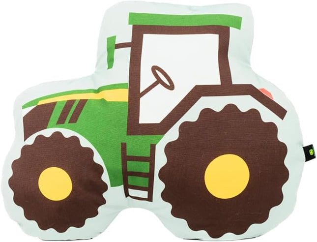 John Deere Trailer Tractor Kids Bedding Super Soft Plush Decorative Throw Pillow, 20 in, (Officially Licensed Product) by Franco Collectibles