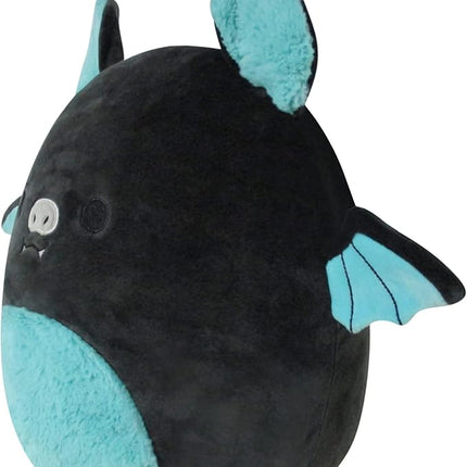 Squishmallows 12-Inch Aldous Teal and Black Fruit Bat - Medium-Sized Ultrasoft Official Kelly Toy Plush