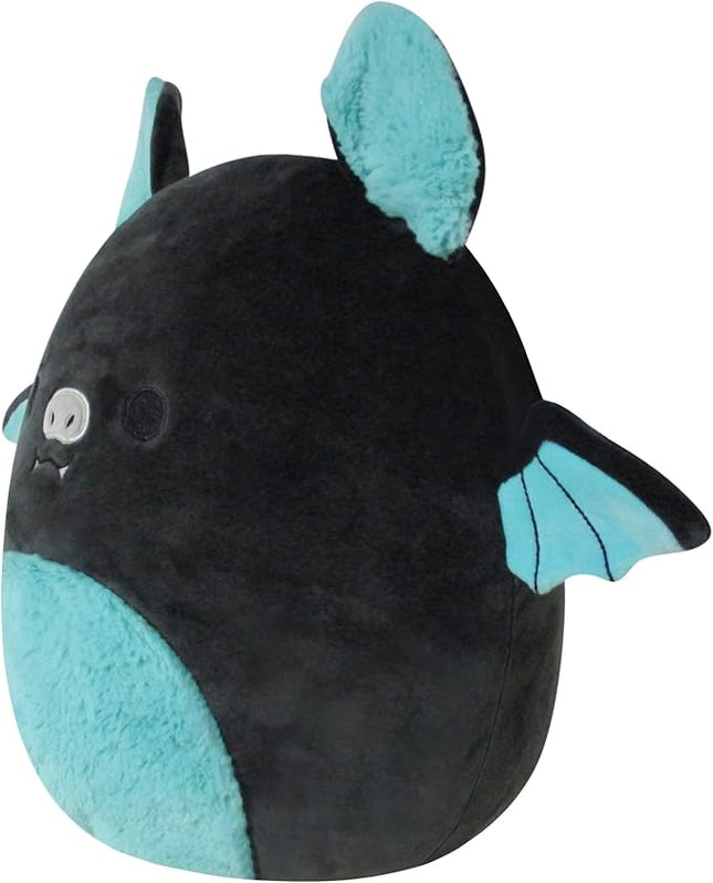 Squishmallows 12-Inch Aldous Teal and Black Fruit Bat - Medium-Sized Ultrasoft Official Kelly Toy Plush
