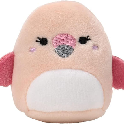 Squishville Mystery Mini-Squishmallows Plush - Wildlife Squad - Six 2-Inch Characters - Includes Michaela and Kiki Plus Four Mystery Figures - Irresistibly Soft, Colorful Plush