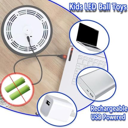 VNVDFLM Hover Soccer Ball Toys for Boys Girls,Rechargeable Floating Soccer Ball with Led Lights and Foam Cushion,Indoor Air Football Game Perfect Birthday for Kids Age 3-9 (Black 2)