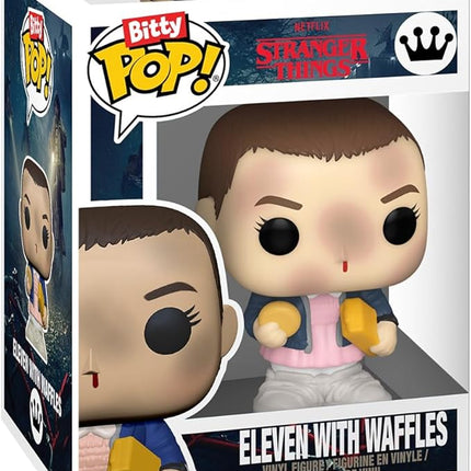 Funko Pop Bitty: Stranger Things - Eleven with Waffles, Mike, Jonathan, and Mystery Chase Figure - (Style May Vary) and A Surprise Mystery Mini Figure - 0.9 Inch (2.2 Cm) Collectable