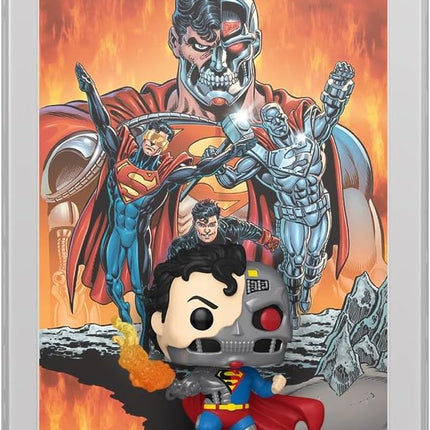 Funko Pop Comic Cover: DC - Cyborg Superman - DC Comics - Collectable Vinyl Figure - Gift Idea - Official Merchandise - Toys for Kids & Adults - Model Figure for Collectors