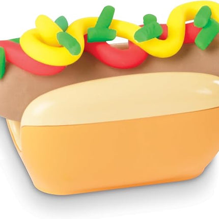 Play-Doh Kitchen Creations Spiral Fries Playset with 5 Cans of Modeling Compound Colors, Back to School Classroom Supplies, Play Food & Cooking Toys for Kids, Preschool Toys, Ages 3+