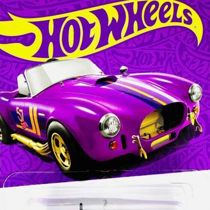 Hot Wheels Pearl & Chrome Shelby Cobra 427 S/C, Purple, 57th Anniversary Collection, 1:64 Scale Diecast Car