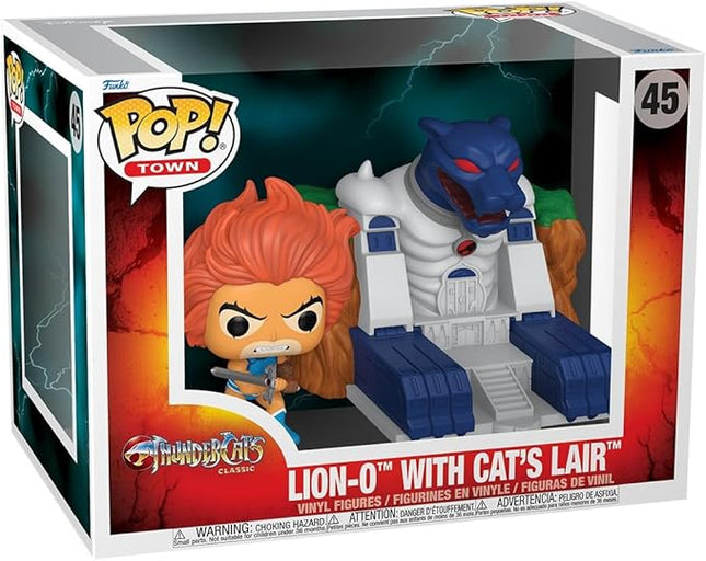 Funko Pop Town: Thundercats - Lion-O with Cat's Lair - Collectable Vinyl Figure - Gift Idea - Official Merchandise - Toys for Kids & Adults - Cartoon/Animation Fans