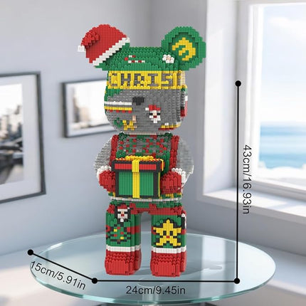 DAHONPA Animal Christmas Bear Micro Building Blocks Set (7880 Pieces) Gift for Adults and Kids